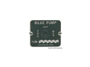 Interrupteur Rule DeLux p. pompes de cale 12 V
