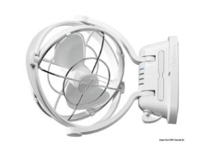 Ventilateur CAFRAMO Sirocco blanc 12/24 V