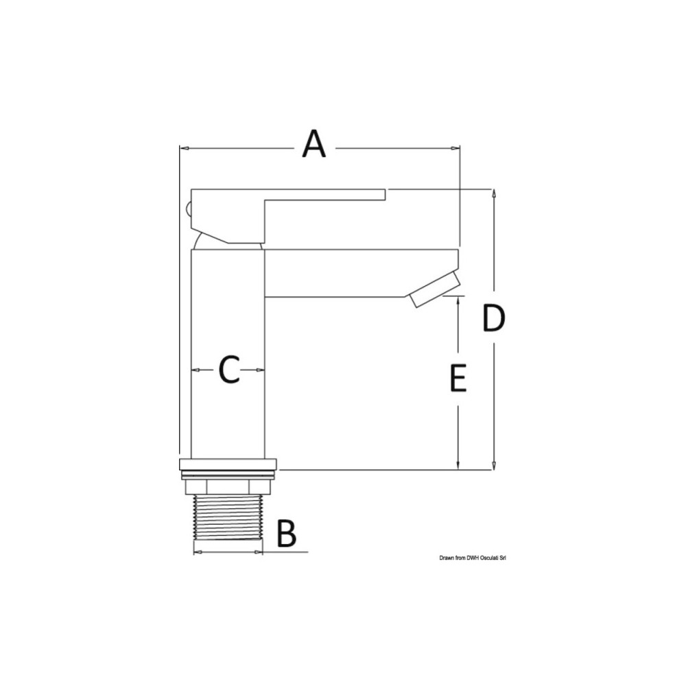 Robinet lavabo bas Square – Image 2
