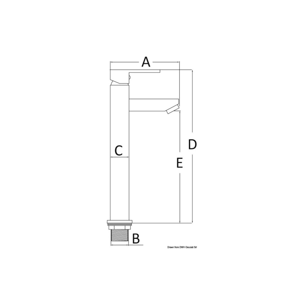 Robinet lavabo haut Square – Image 2