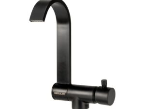 Robinet noir Style escamotable eau chaude + froide