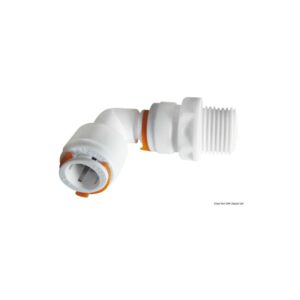 Raccord à 90° femelle avec mâle de 3/8"