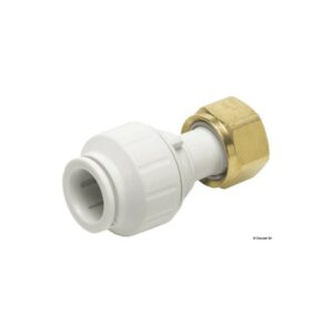 Raccord femelle/femelle en laiton 1/2"