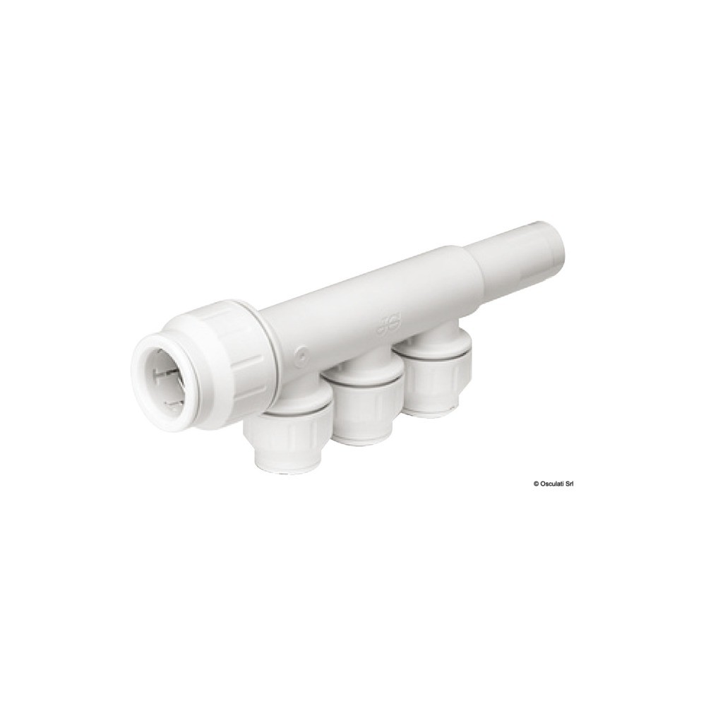 Collecteur trois dérivations Speedfit 22 mm