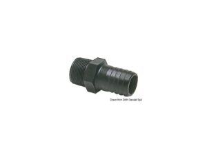 Embout mâle polycarbonate noir