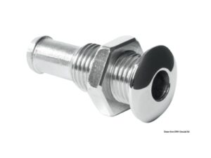 Mini passe-coque AISI 316 bombée 1/4"