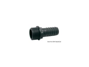 Embout mâle en PP 1"1/4 x 30 mm Polypropylène
