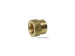 Manchon laiton mâle/femelle 1"1/4 x 1" 1/2