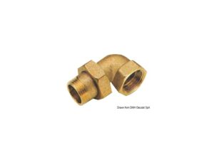 Raccord 3 pièces 90° 1''1/4