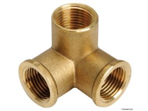 Raccord laiton 3 voies 1/2"