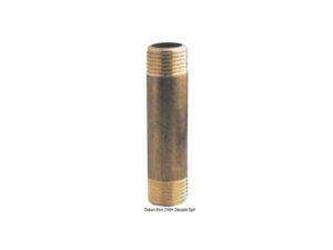 Raccord rallonge en laiton 1"1/4 x 100 mm