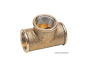 Raccord T laiton 3/4" x 1/2" x 3/4"
