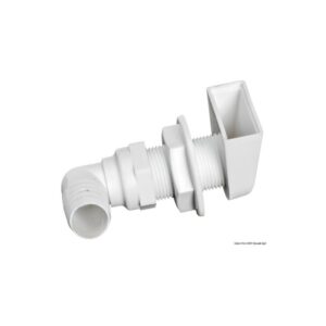Videur 90° plastique blanc 1" x 25 mm