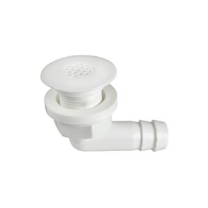 Bonde pour douche nylon coudé 100° 29 mm