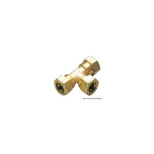 Raccord T en laiton 10 mm