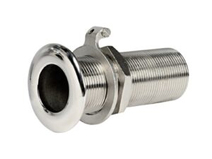 Passe-coque AISI 316 polis miroir long 1" x 107 mm