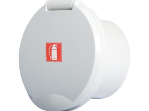 Bloc ABS blanc Classic Evo avec dessin extincteur