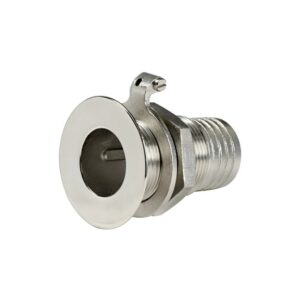 Passe-coque au ras AISI 316 1"1/4 x 39 mm