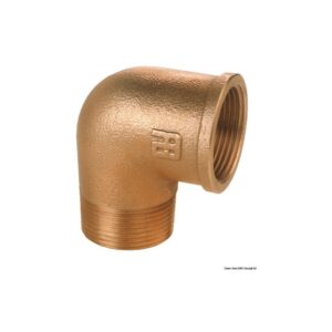 Raccord coudé 90° en bronze M-F GUIDI 1"1/4