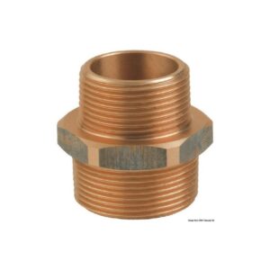 Embout réduit M-M en bronze GUIDI 1" x 3/4"