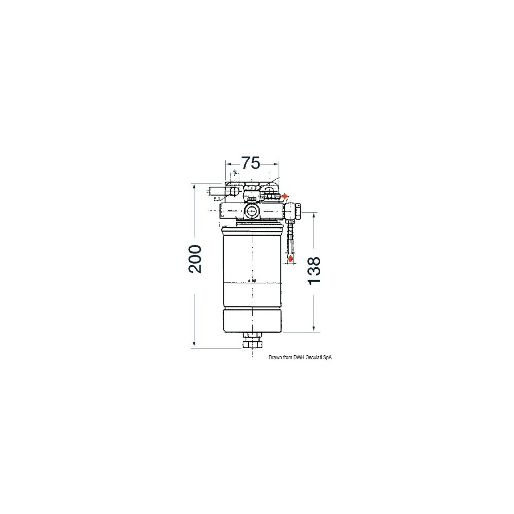 Filtre pour gasoil 80 l/h – Image 2