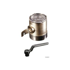 Filtre eau laiton chromé 1/2"