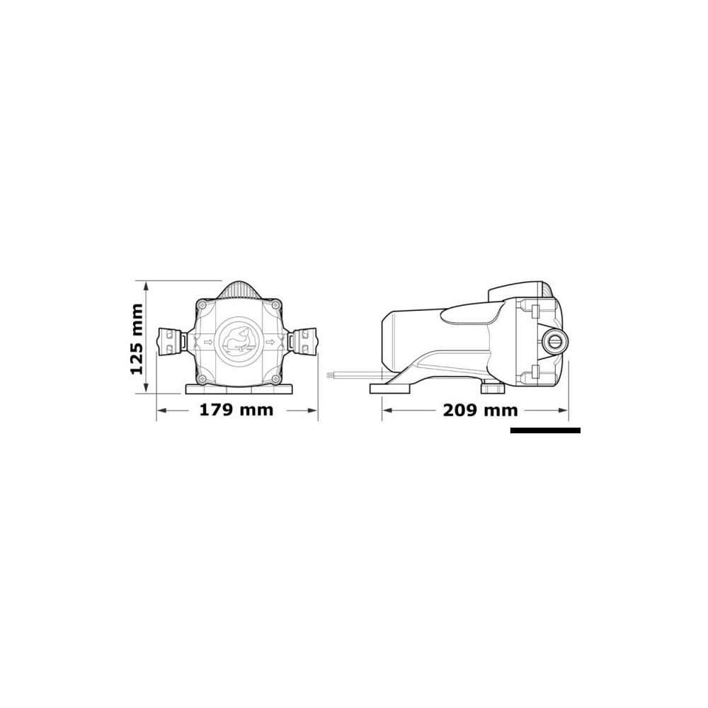 Autoclave WHALE Watermaster 11,5 l/min 12V boïte – Image 2