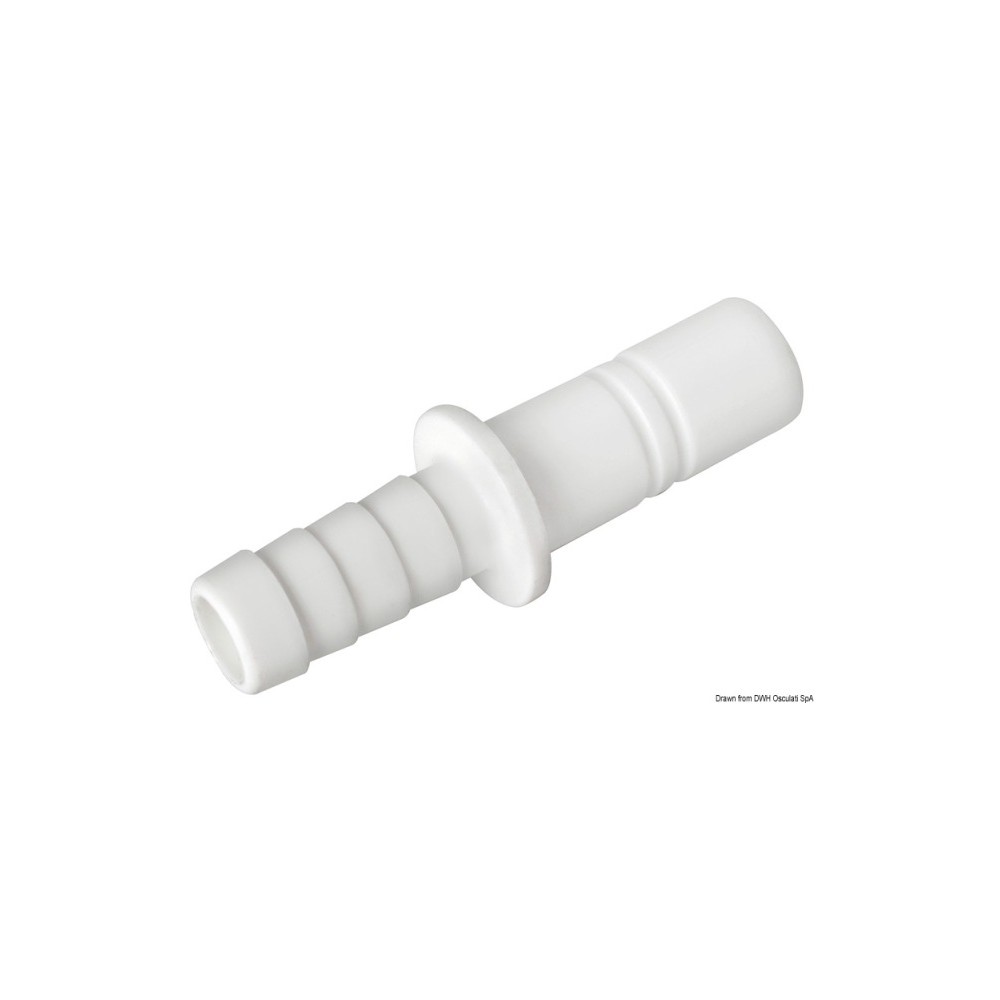 Raccord cylindrique Whale p. tuyau flexible 12 mm