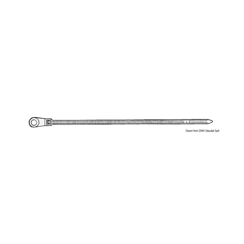 Collier nylon 4,8 mm x 200 mm