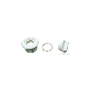 Nable de vidange nylon blanc