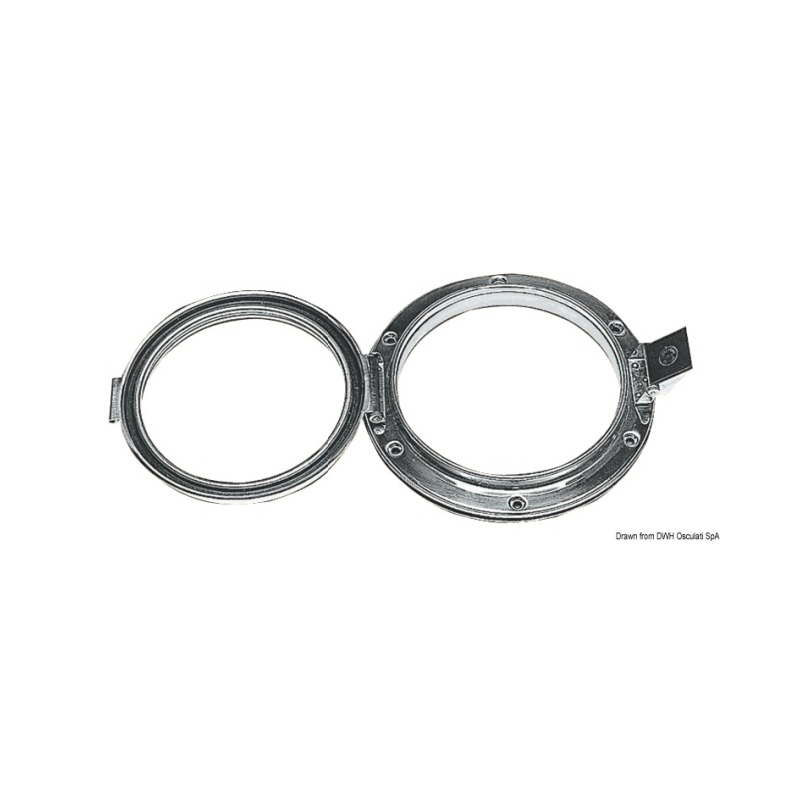 Hublot Vemefa inox poli miroir 100 mm