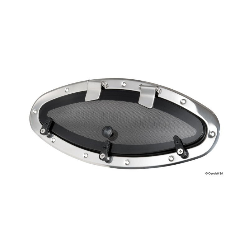 Hublot elliptique AISI316 BOMAR Flagship 460x200mm Inox AISI 316