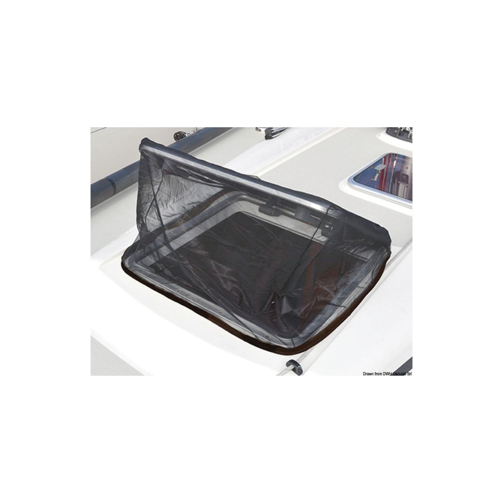 Rideau anti-moustiques panneaux extér. 720x720 mm