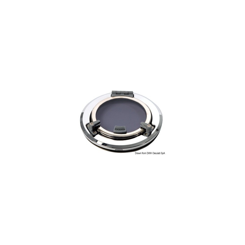 Hublot rond AISI316 LEWMAR Ø 250 mm Inox AISI 316 – Image 2