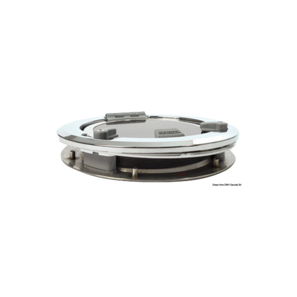 Hublot rond AISI316 LEWMAR Ø 250 mm Inox AISI 316 – Image 3