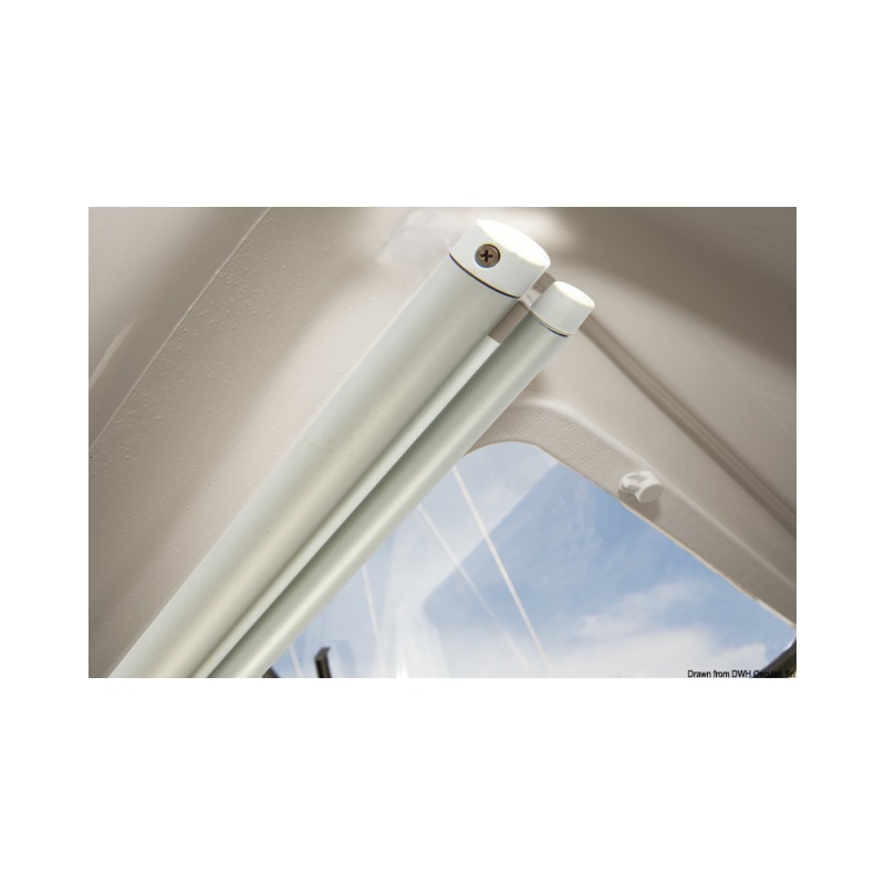 Rideau à anrouler Oceanair 340 x 280 mm Boîtier du rouleau blanc