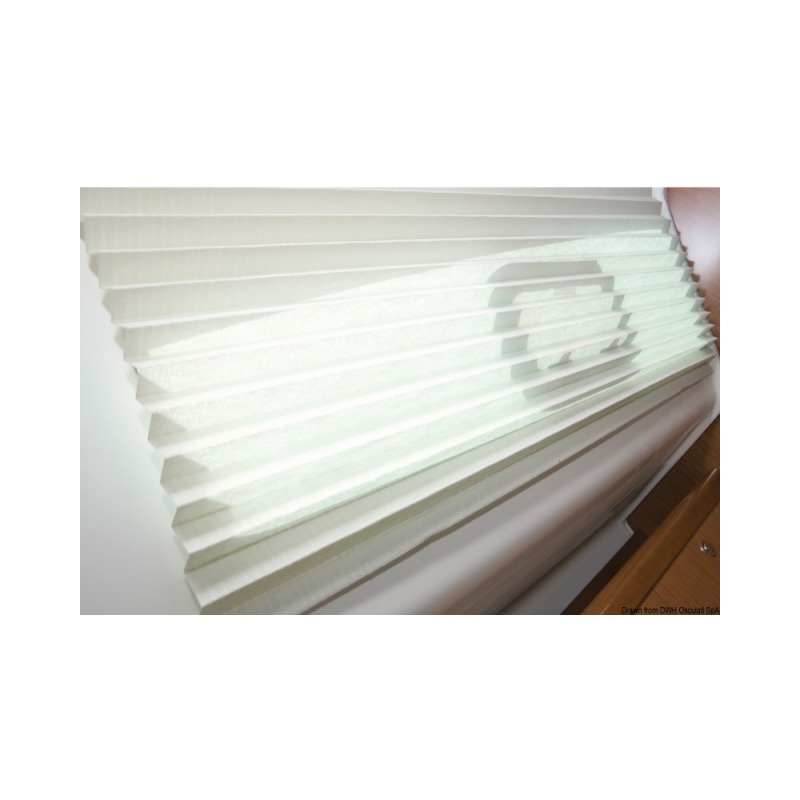 Oceanair pleated shade 381 x 305 mm crème