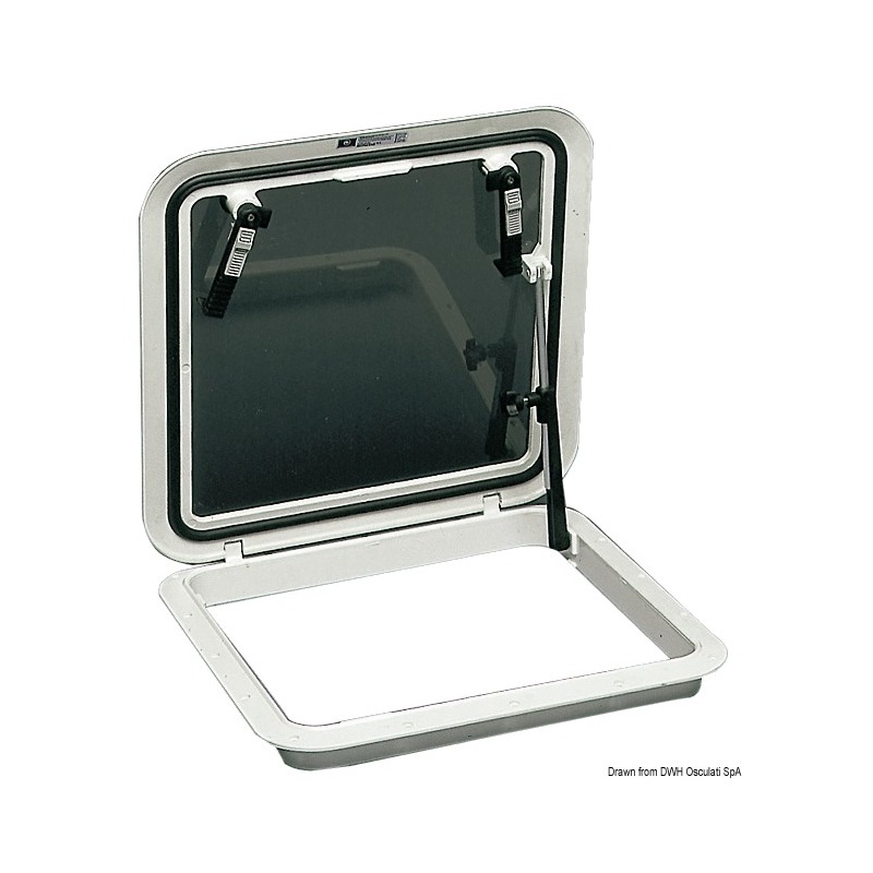 Panneau de pont BOMAR Flushdeck noir 570 x 570 mm