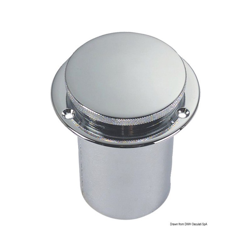 Bouchon de nable carburant laiton chromé