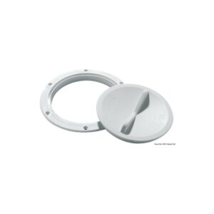 Bouchon inspection blanc ouverture facile 152 mm