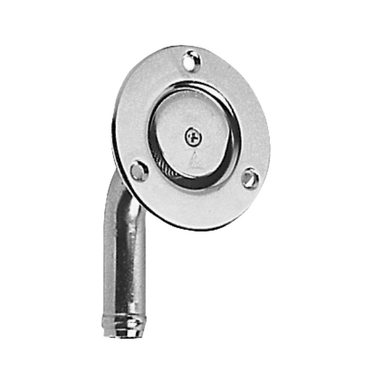 Event carburant inox à ras tête 66 mm