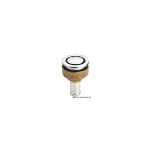 Event laiton chromé coudé droit 20 mm
