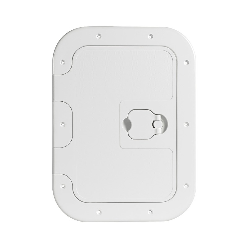 Trappe d'inspection blanc antidérapante 280x380 mm pour bateau