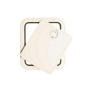 Trappe inspect façade amovible crème 305 x 355 mm