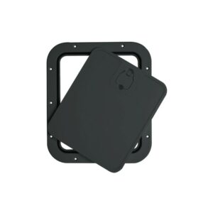 Trappe inspect façade amovible noire 305 x 355 mm