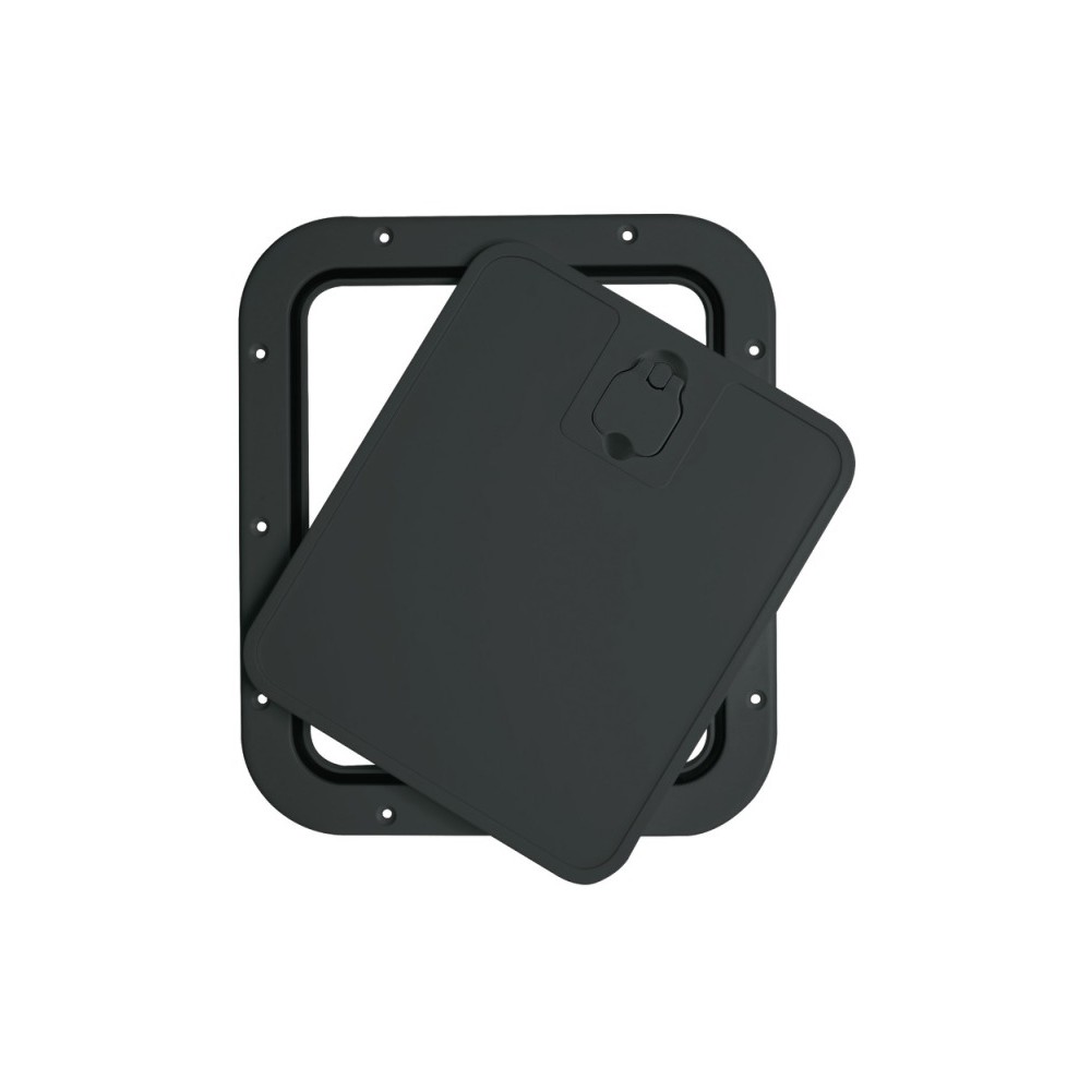 Trappe inspect façade amovible noire 305 x 355 mm