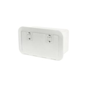 Caisson blanc avec porte 500 x 250 mm façade F