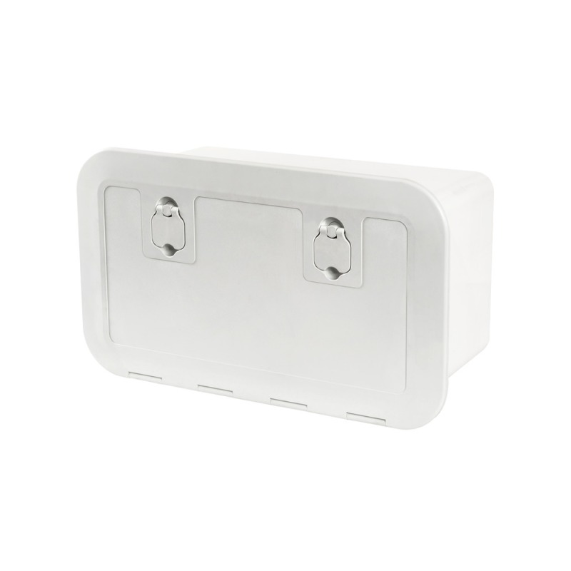 Caisson blanc avec porte 500 x 250 mm façade F