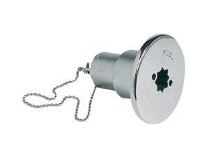 Bouchon WATER AISI 316 moulé poli miroir 38 mm
