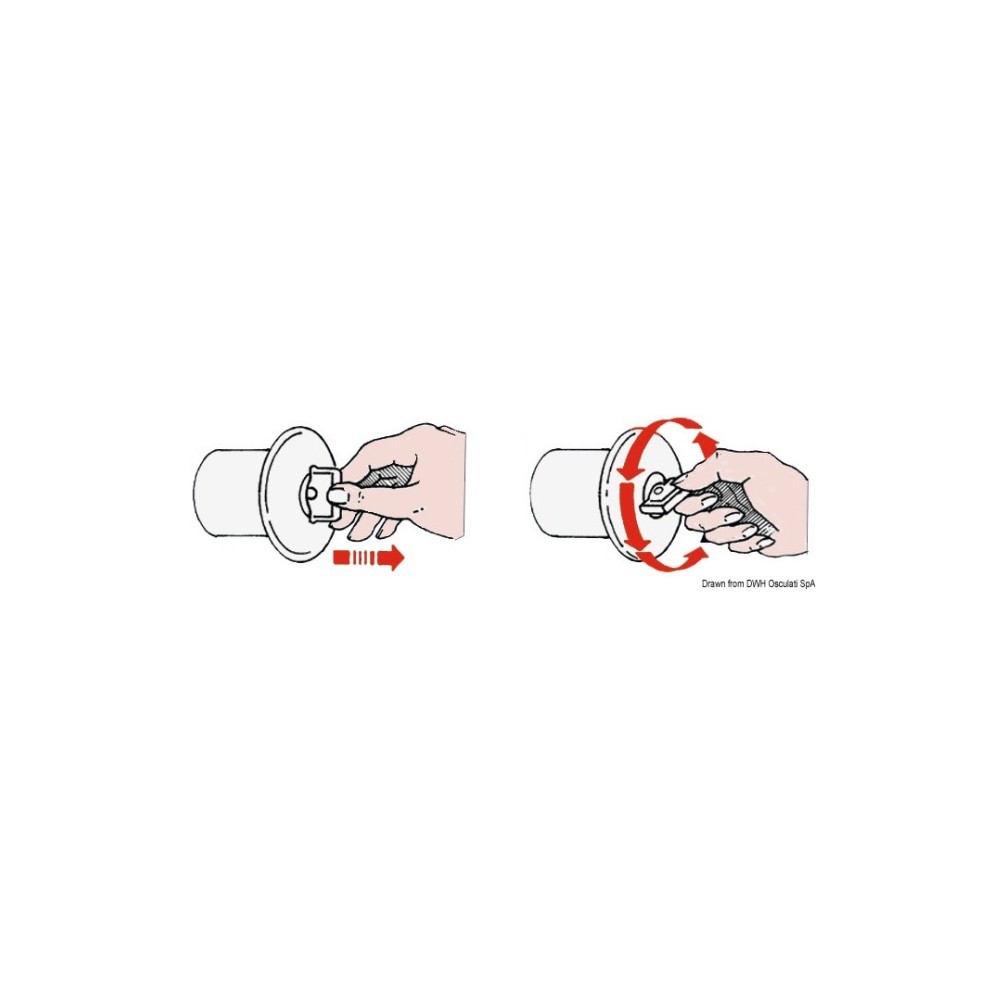 Bouchon droit laiton chromé WASTE 38 mm – Image 3